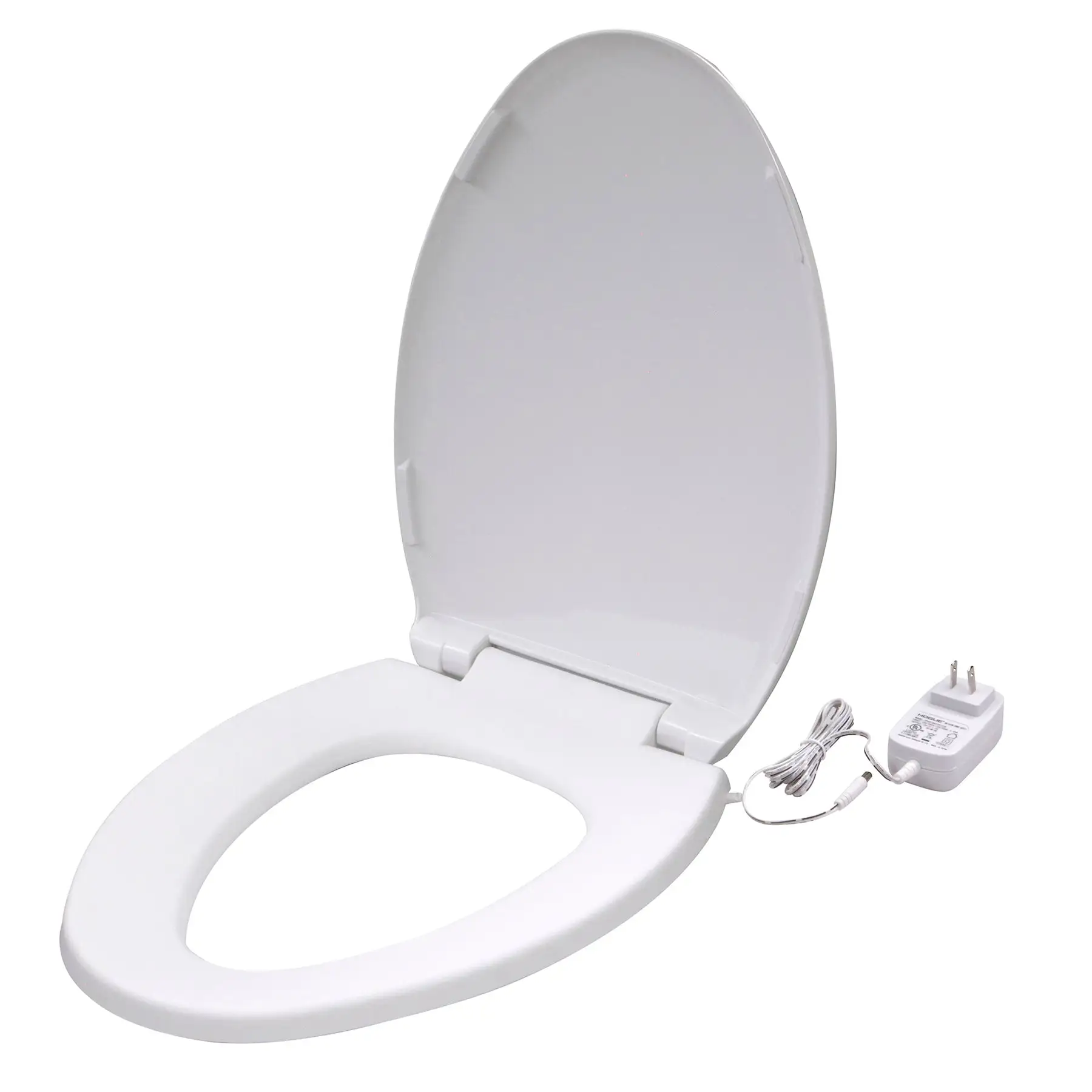 UltraTouch 01911 12 Watt 12V UL Listed Elongated Bowl White Heated Toilet Seat