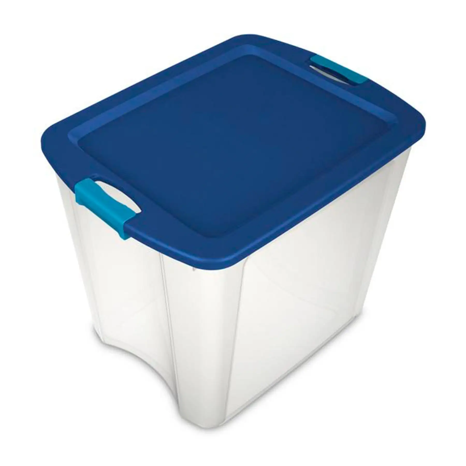 Sterilite 12 Gallon Latch and Carry Storage Tote Box Container, Clear (18 Pack)