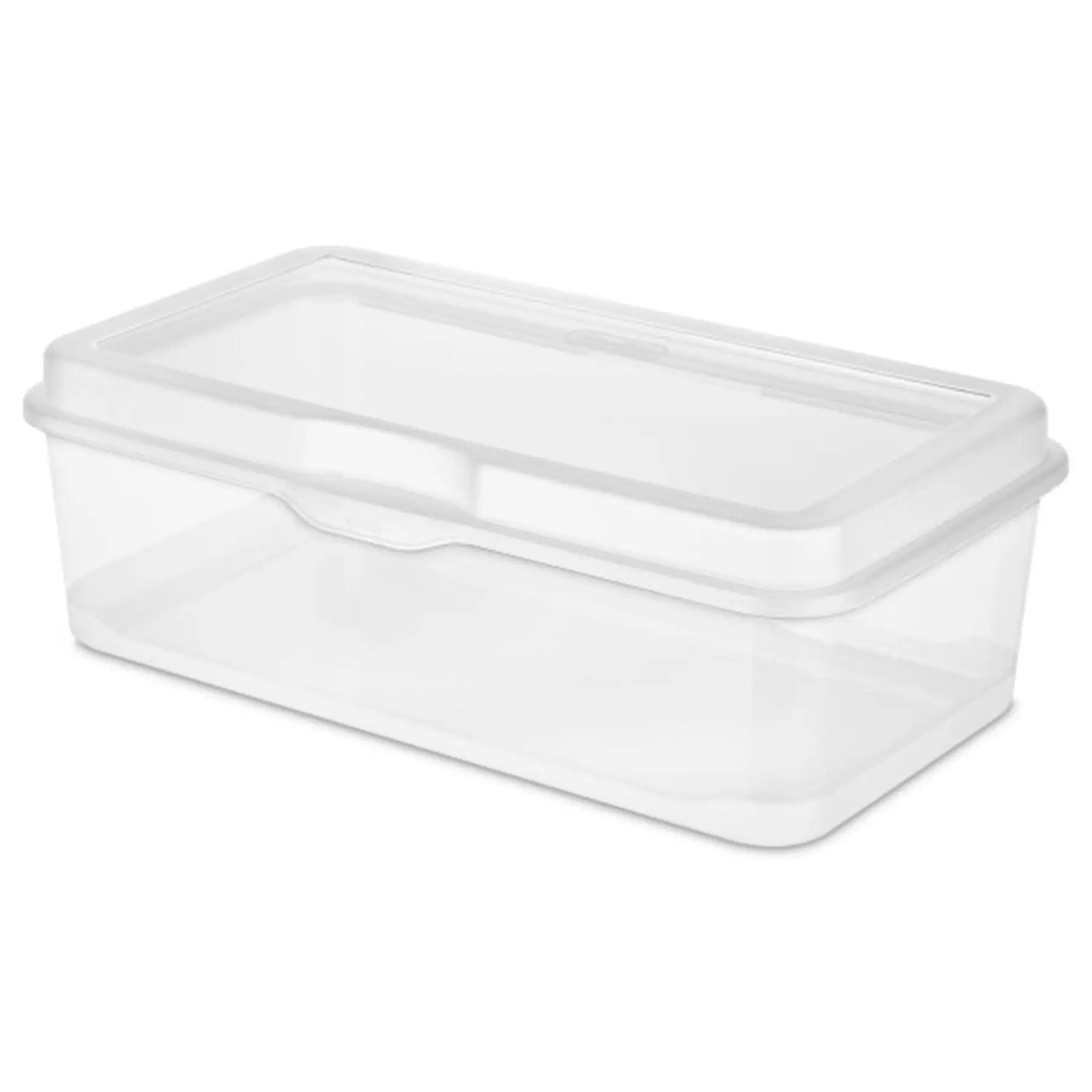 Sterilite Plastic Stacking FlipTop Latching Storage Container, Clear, (12 Pack)