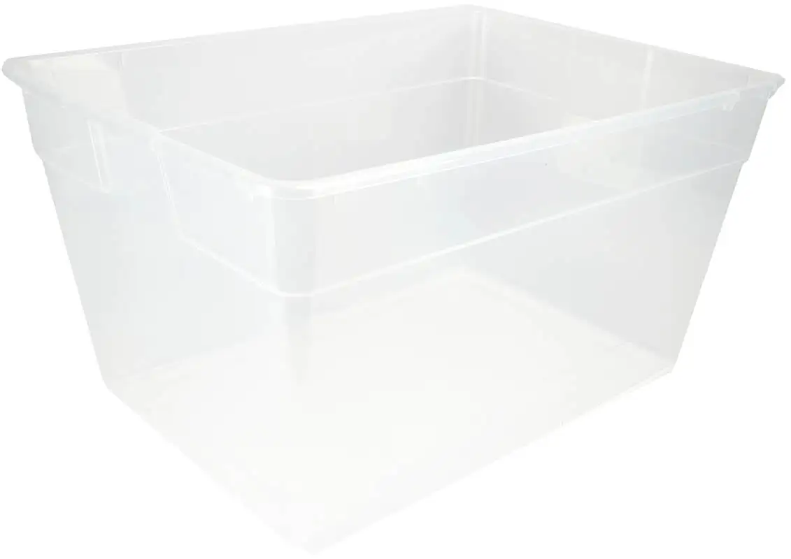 Sterilite 56 Quart Clear Plastic Storage Container Box and Latching Lid, 32 Pack