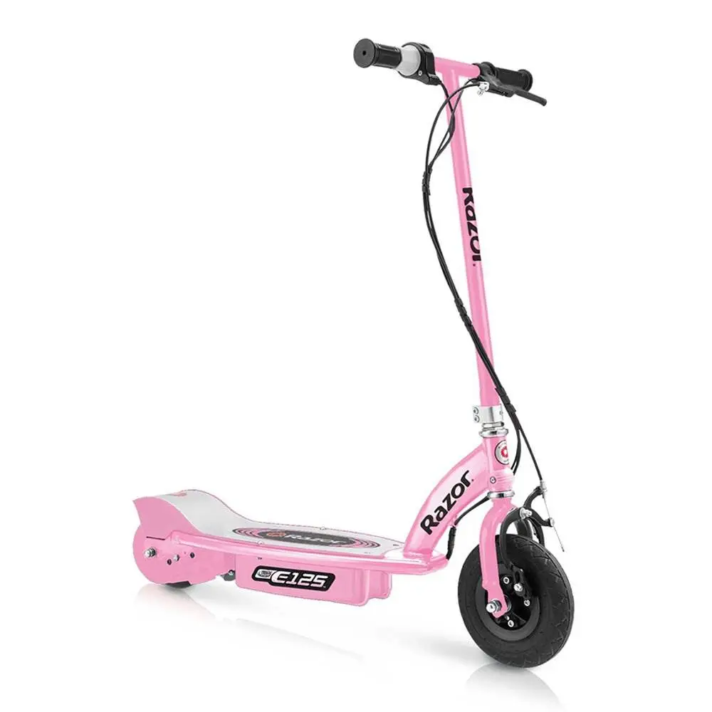 Kid Riding Razor Razor Electric Rechargeable Motorized Ride On Kids Scooters, 1 Pink & 1 ...