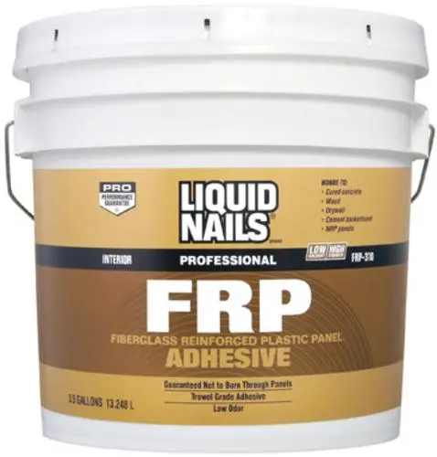 Liquid Nails FRP-310 3.5GALL Latex Based Adhesive