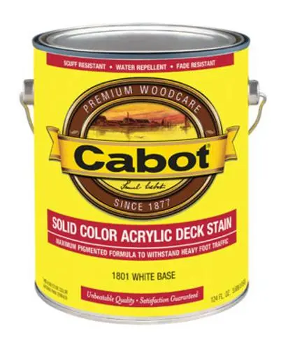 Cabot 140.0001801.007 Solid Color Acrylic Decking Stain