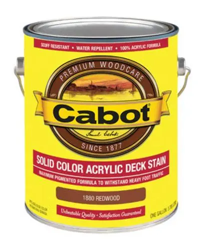 Cabot 140.0001880.007 Solid Color Acrylic Decking Stain