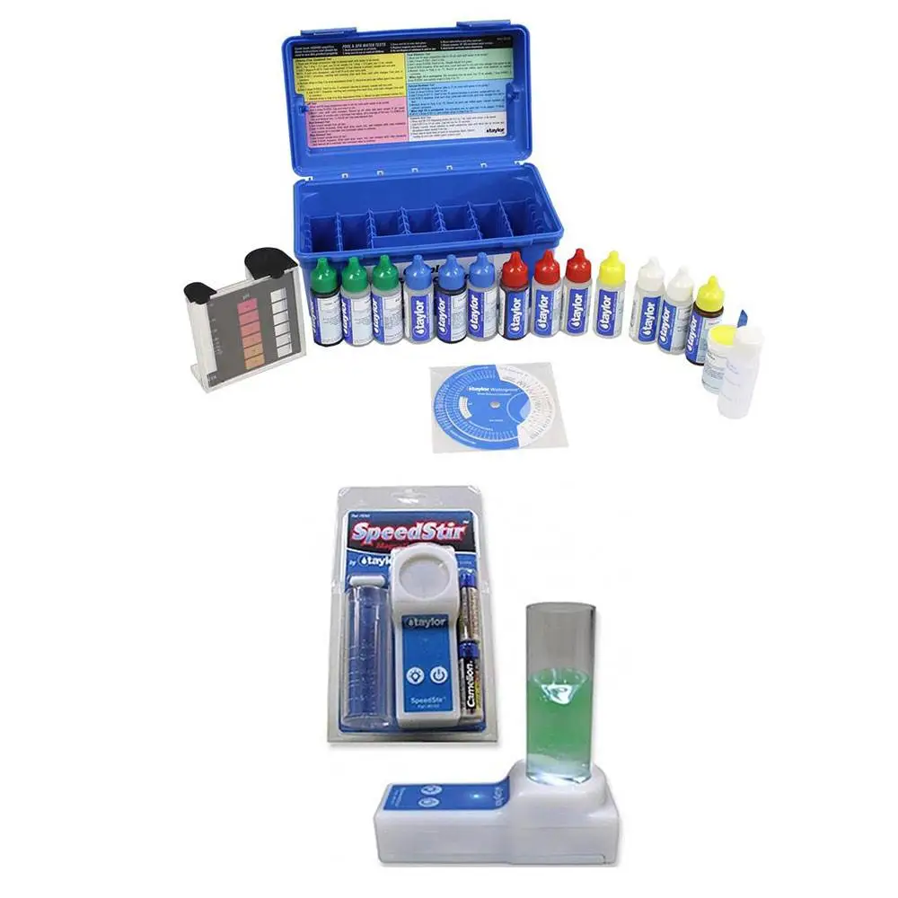 Taylor Complete Pool Water Test Kit + Magnetic Stirrer Speedstir Start Up Kit