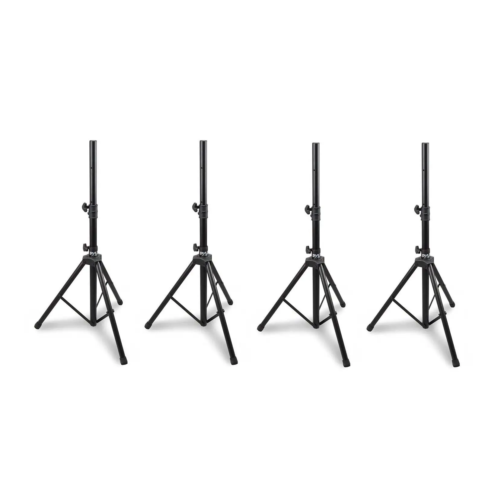 Pyle Pro Adjustable Extending Height Tripod Speaker Stand Holder Mount (4 Pack)