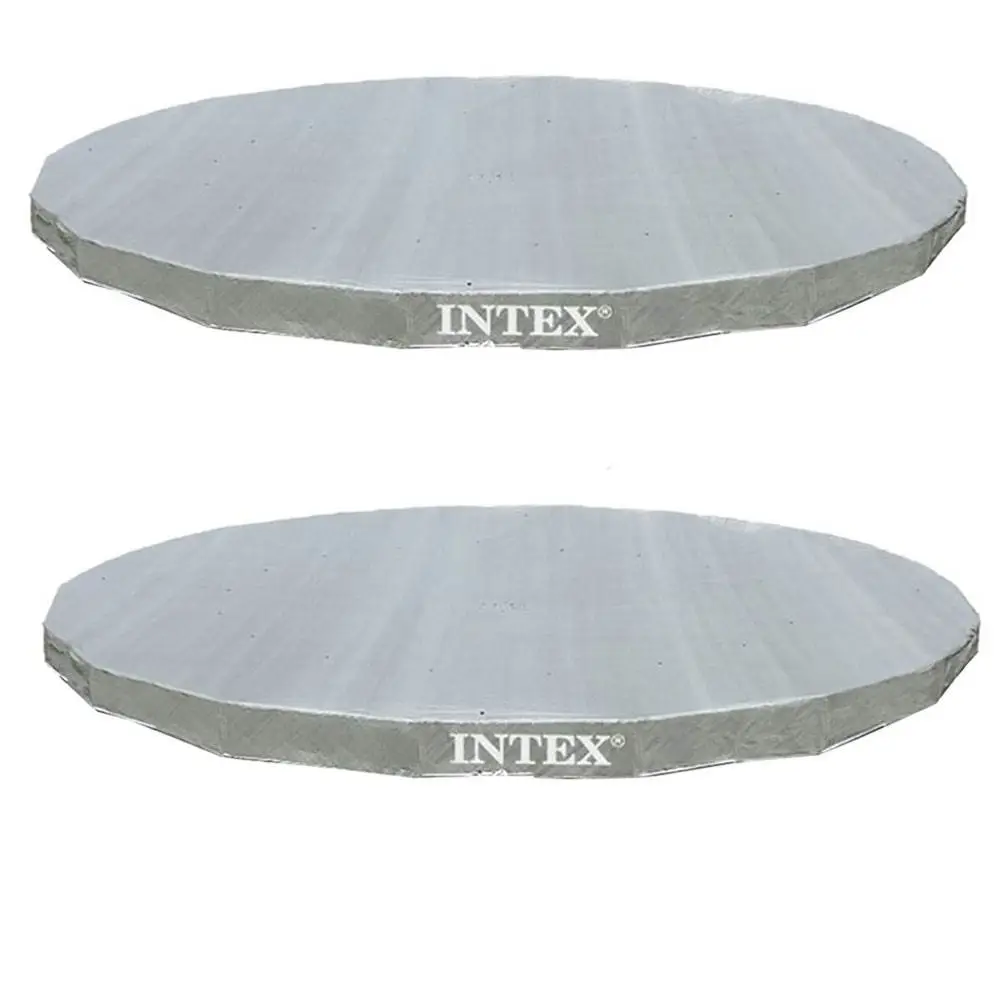 Intex UV Resistant Deluxe Debris Cover 18' Ultra Frame Swimming Pools (2 Pack)