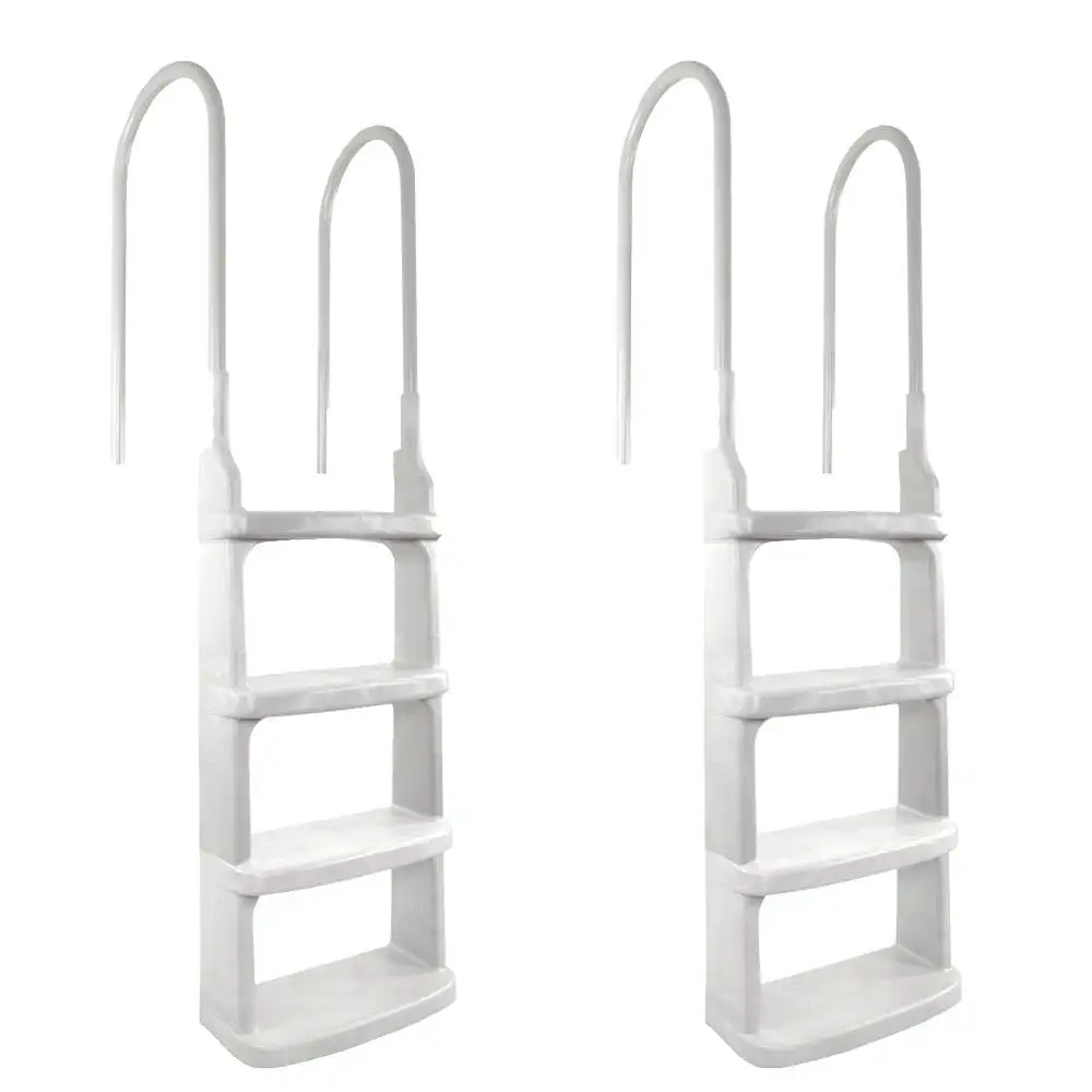 New Main Access Easy Incline Above Ground In Pool Swimming Pool Ladder (2 Pack)