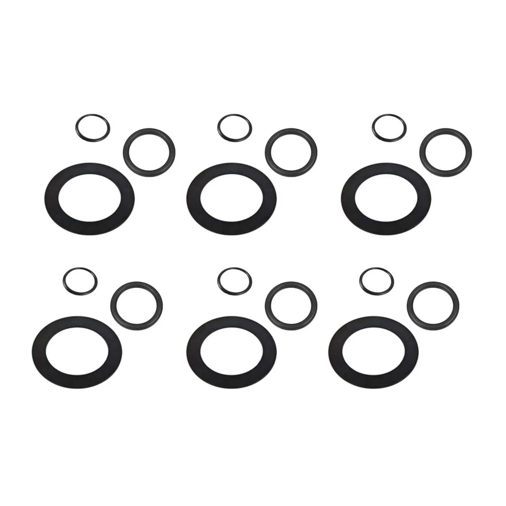 Intex 25006 Large Strainer Rubber Washer & Ring Pack Replacement Parts (6 Pack)