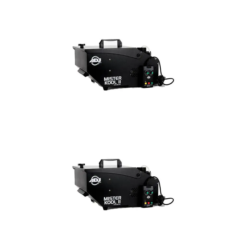 American DJ Mister Kool II Wired Low Lying Water Smoke Fog Machine (2 Pack)