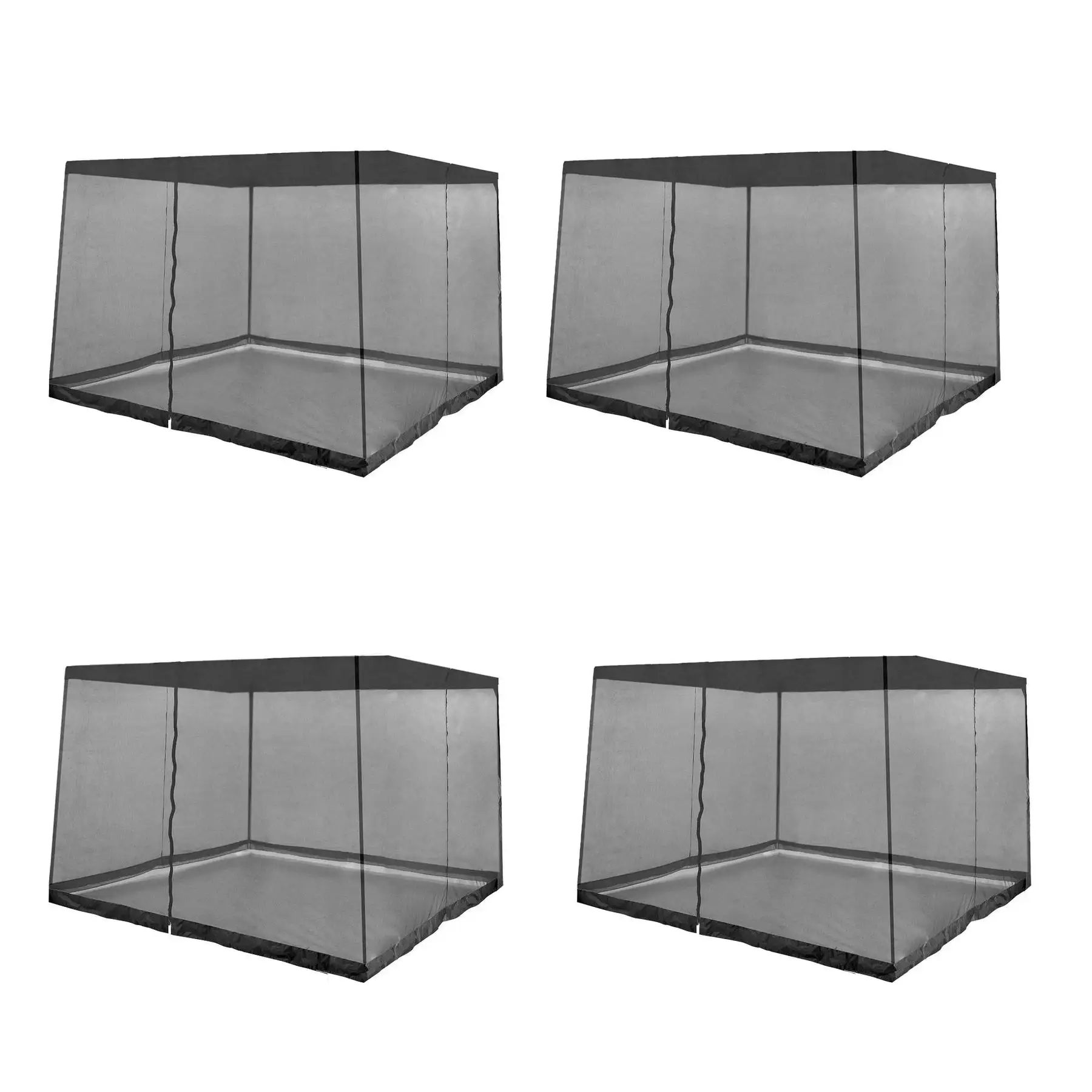 Z-Shade Bug Screen 13' x 13' Instant Gazebo Screenroom (Screen Only) (4 Pack)