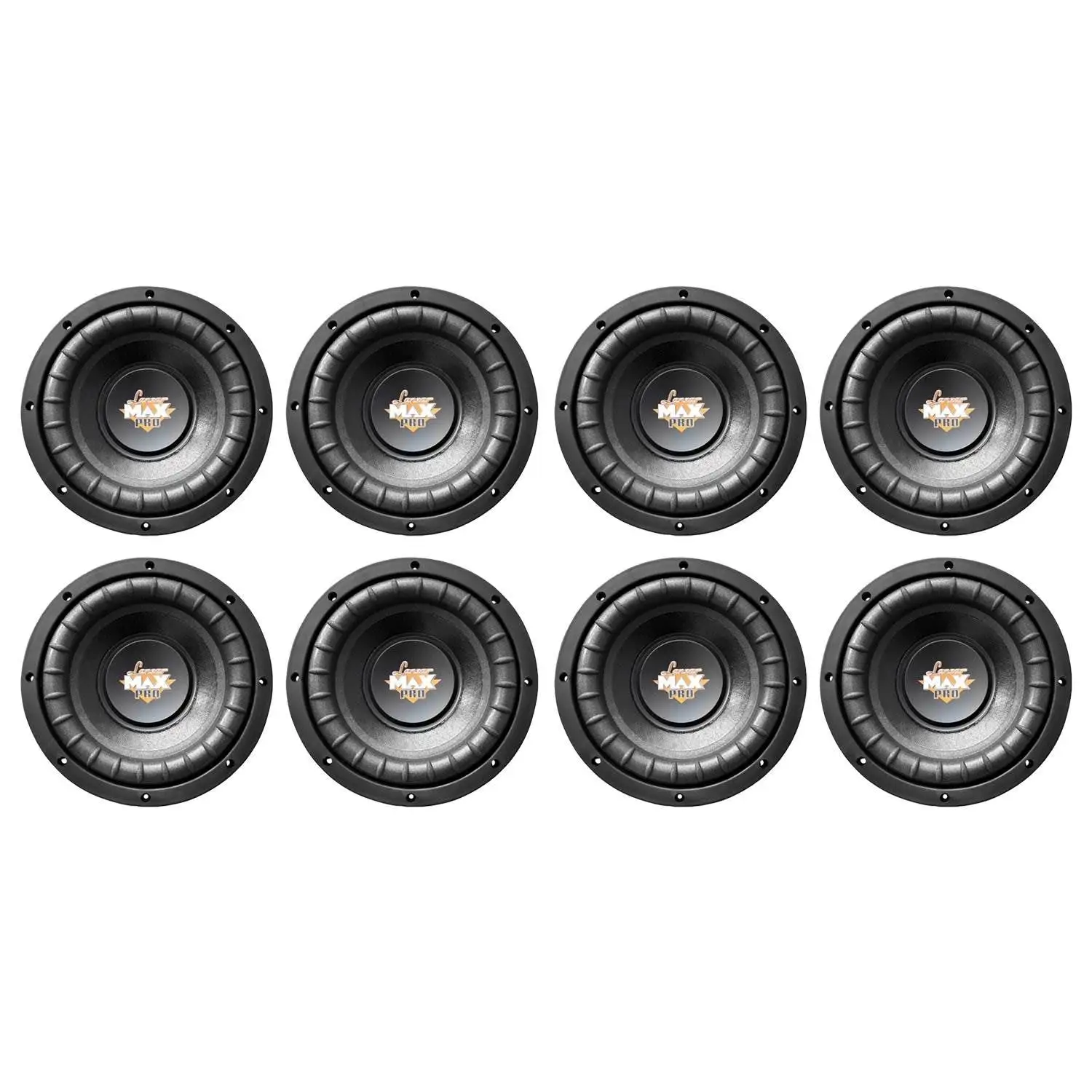 LANZAR MAX PRO 8" 800 WATT Power Car Audio Subwoofer Sub Woofer SVC (8 Pack)