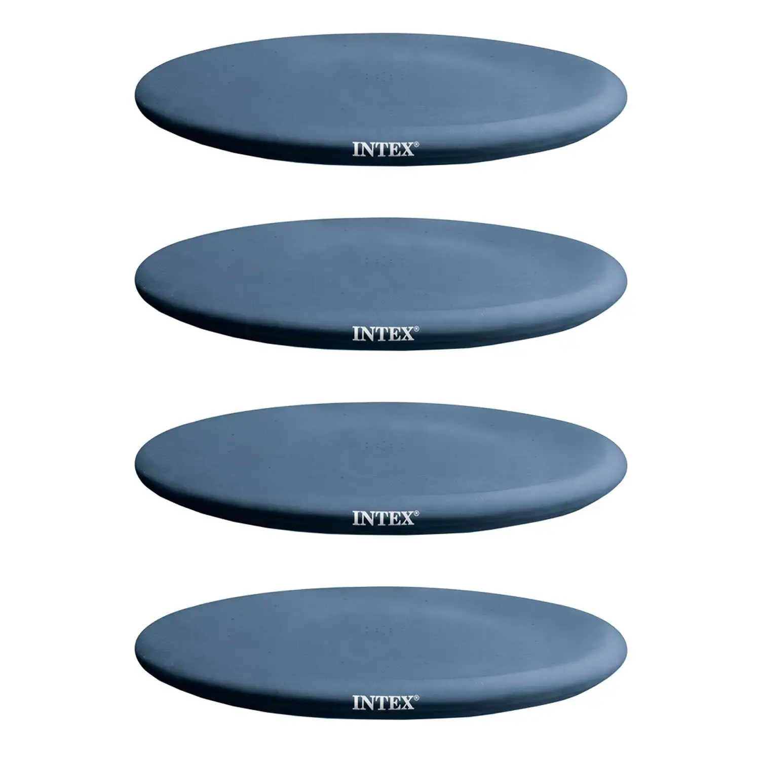 Intex 13' x 12" Easy Set Above Ground Rope Tie PVC Vinyl Pool Cover (4 Pack)