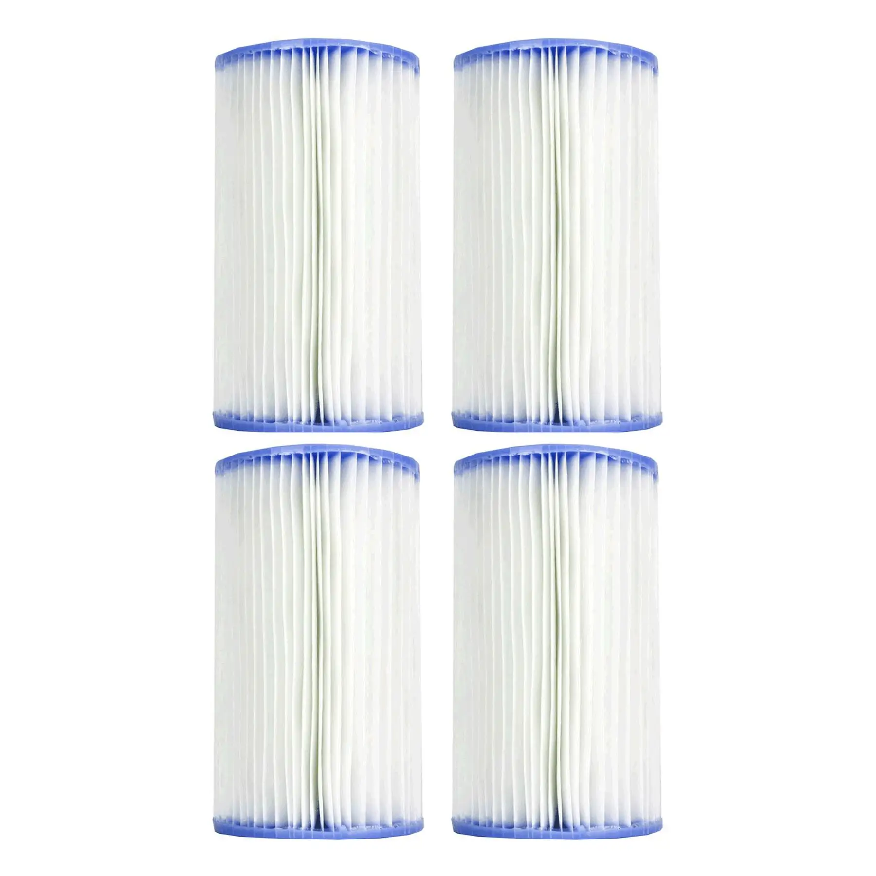 Intex Easy Set Swimming Pool Type A or C Filter Replacement Cartridges (4 Pack)