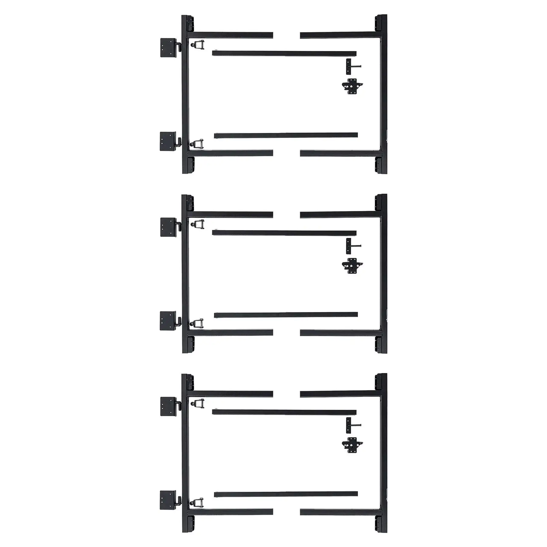 Adjust-A-Gate Steel Frame Gate Kit, 36"-60" Wide Opening Up To 4' High (3 Pack)