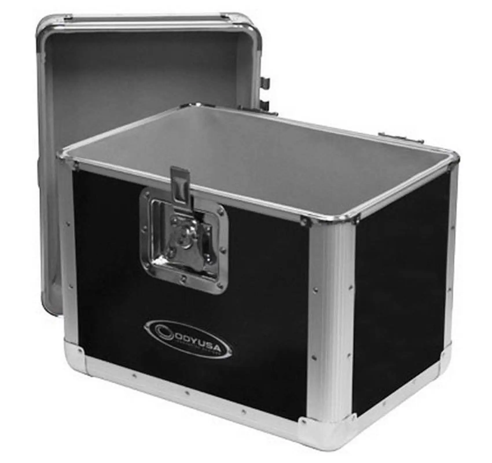 Odyssey KROM Transport Case for 70, 12 Inch Vinyl Records, Silver (3 Pack)