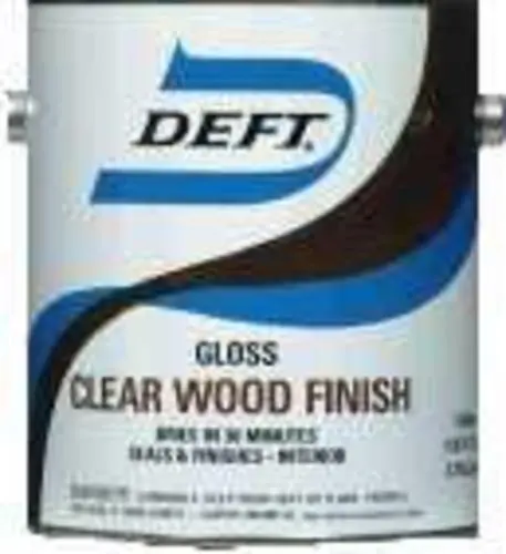 Deft 01001 Clear Wood Finish Lacquer 1Gal - Gloss