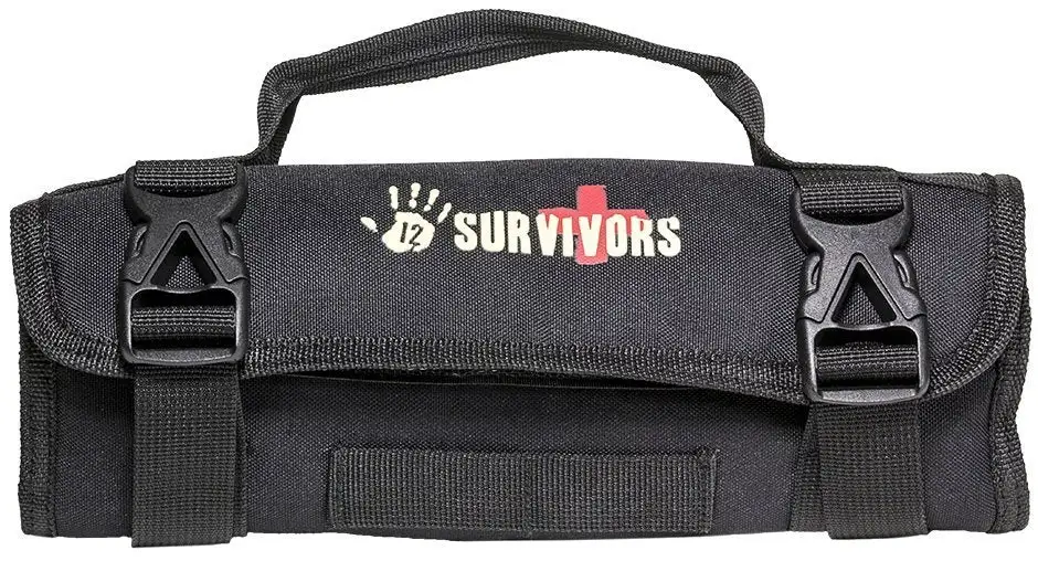 12 Survivors TS42002B Mini First Aid Roll-Up Kit