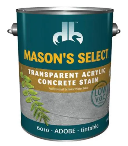 Mason's Select DB-6010-4 Transparent Concrete Stain