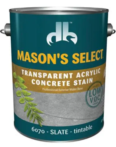 Mason's Select DB-6070-4 Transparent Concrete Stain