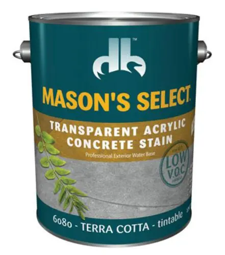 Mason's Select DB-6080-4 Transparent Concrete Stain