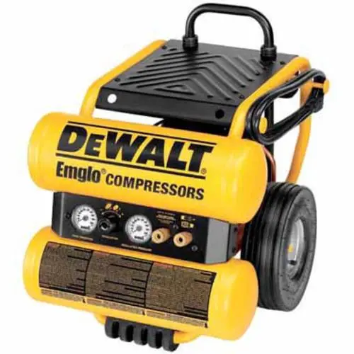 DeWalt D55154 Heavy-Duty Electric Air Compressor W/Panel 1.1 Hp