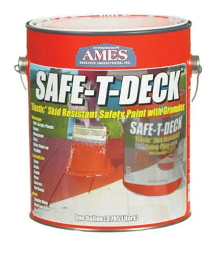 Ames SD1TW Safe-T-Deck Skid Resistant Safety Paint