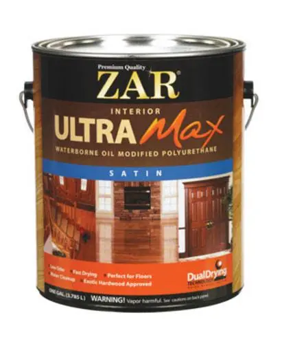 United Gilsonite 36213 Zar Ultra Max Satin Water Based Oil Modified Polyurethane - Gallon