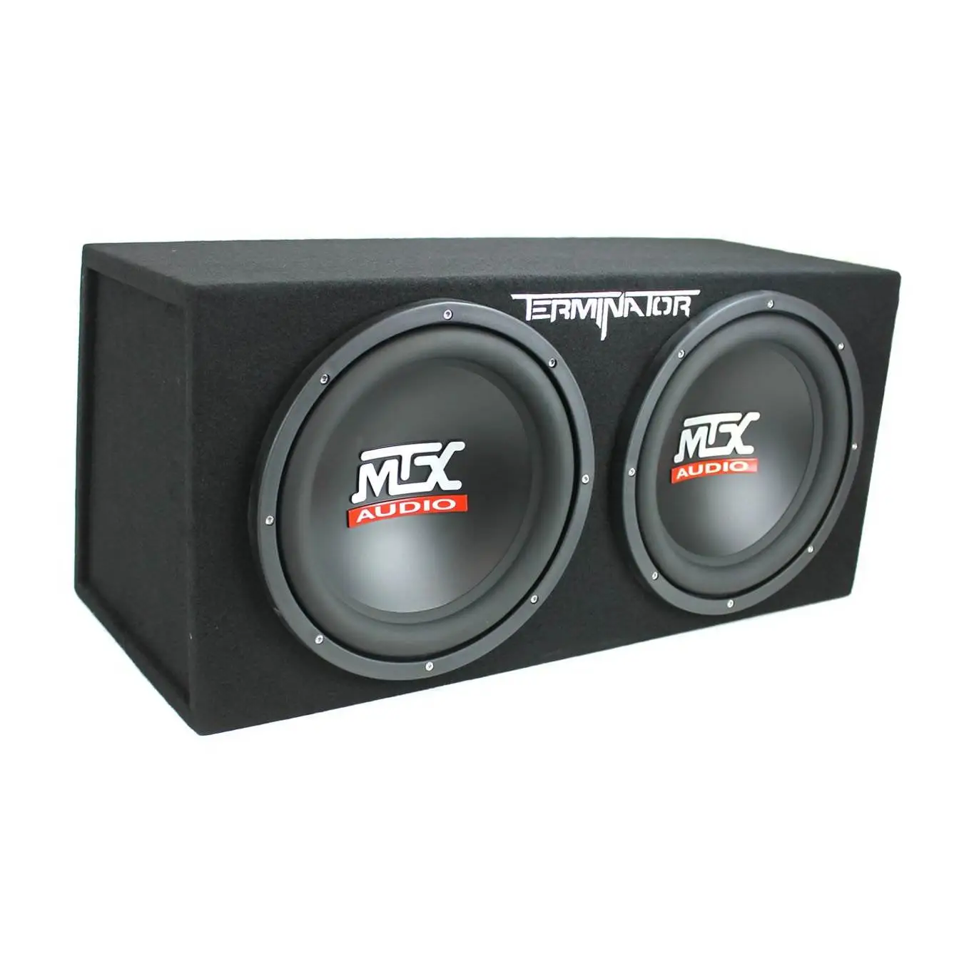 MTX 12-Inch 1200-Watt Car Audio Dual Loaded Subwoofer Box Enclosure