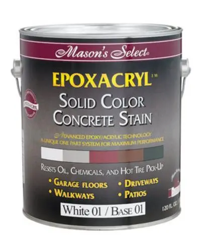 Mason's Select SC-6201-4 Solid Color Concrete Stain