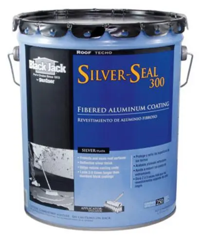 Black Jack 5175-A-30 Silver-Seal 300 Fibered Aluminum Reflective Roof Coating