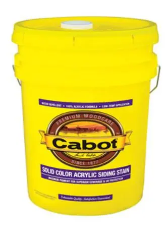 Cabot 05-0812 Solid Color Acrylic Siding Stain