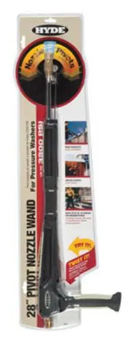 Hyde 28430 Pivot Nozzle Pressure Washer Wand