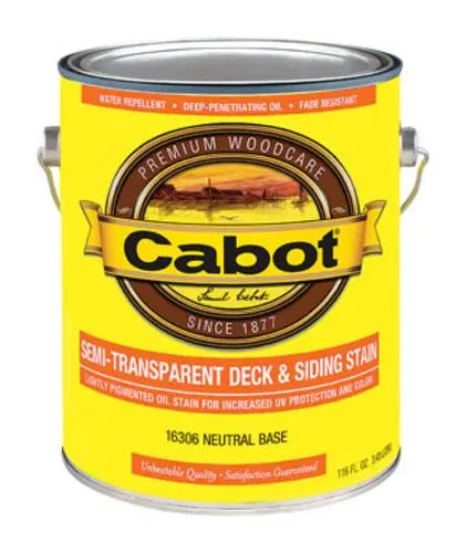 Cabot 01-16306 Semi Transparent Deck & Siding Stain