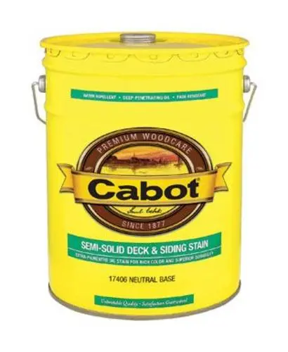 Cabot 05-17406 Semi-Solid Deck & Siding Stain