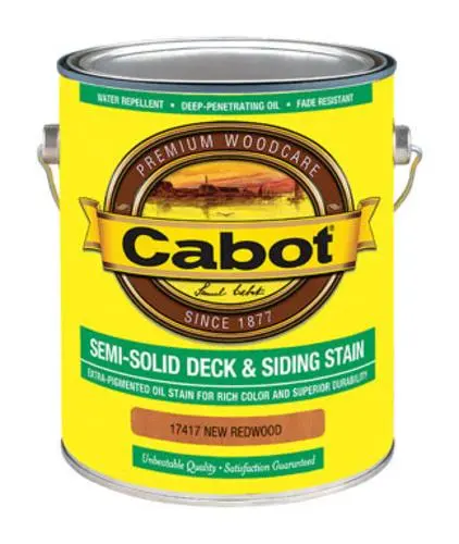 Cabot 140.0017417.007 Semi-Solid Deck & Siding Stain