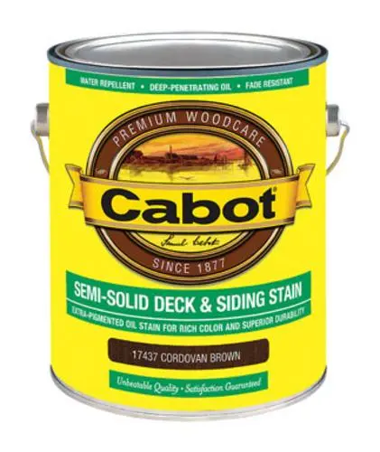 Cabot 140.0017437.007 Semi-Solid Deck & Siding Stain