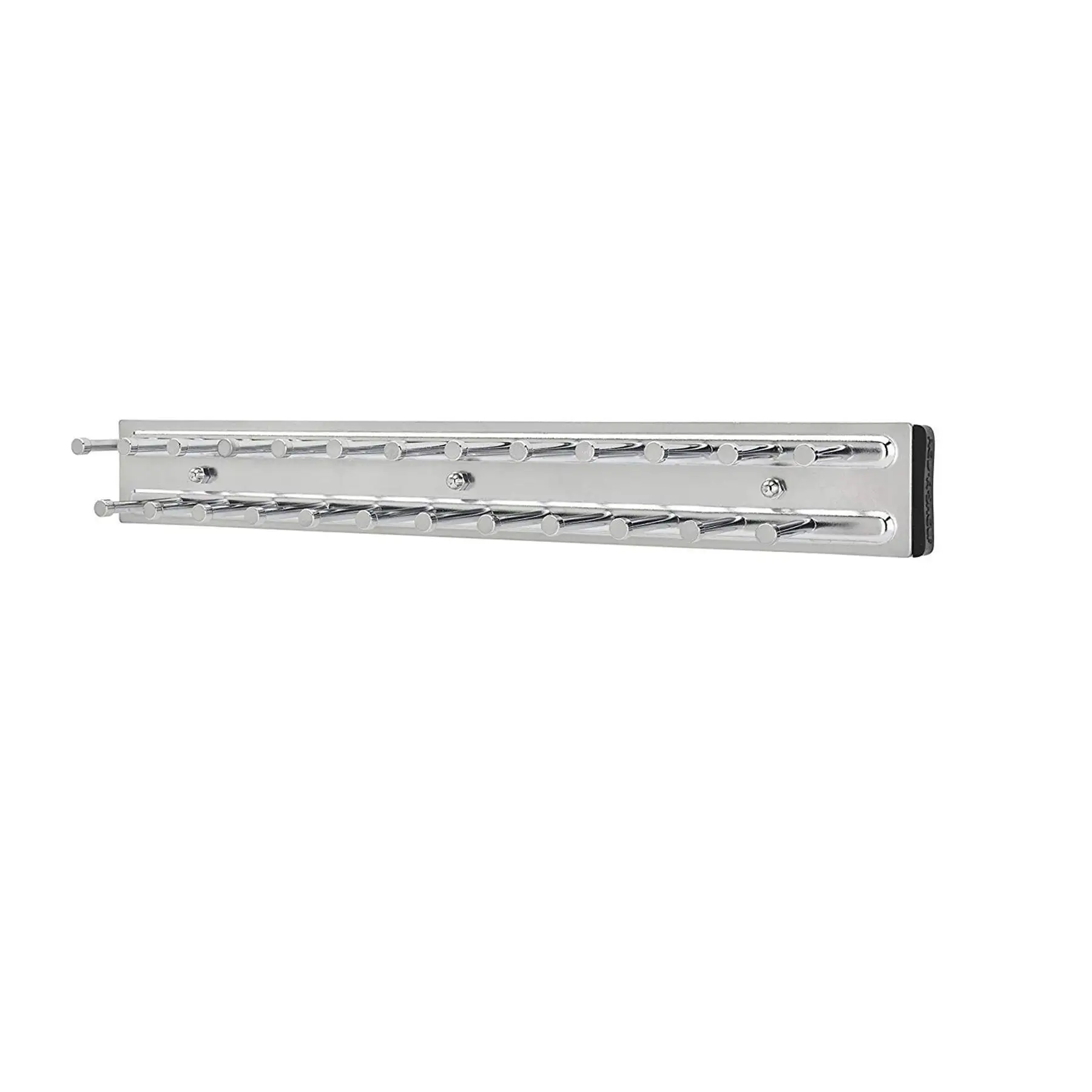 Rev-A-Shelf 14" Side Mount Extending Tie Organization Rack, Chrome, TRC-14CR