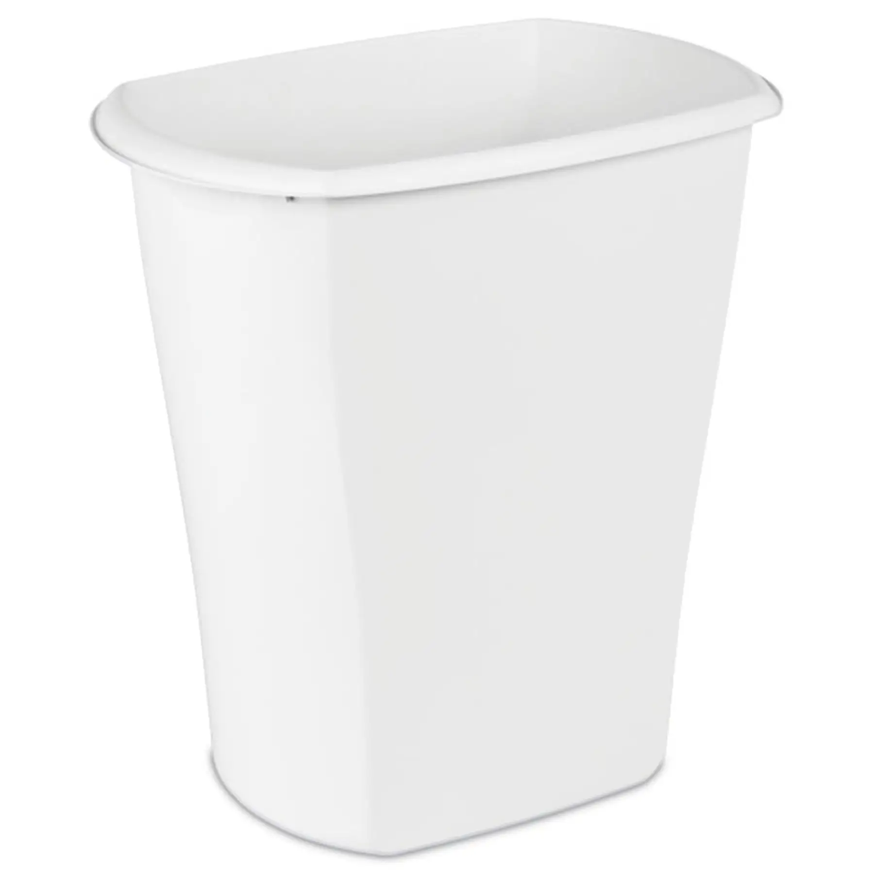 Sterilite 10538006 10 Gallon White Ultra Plastic Wastebasket Trash Can (12 Pack)