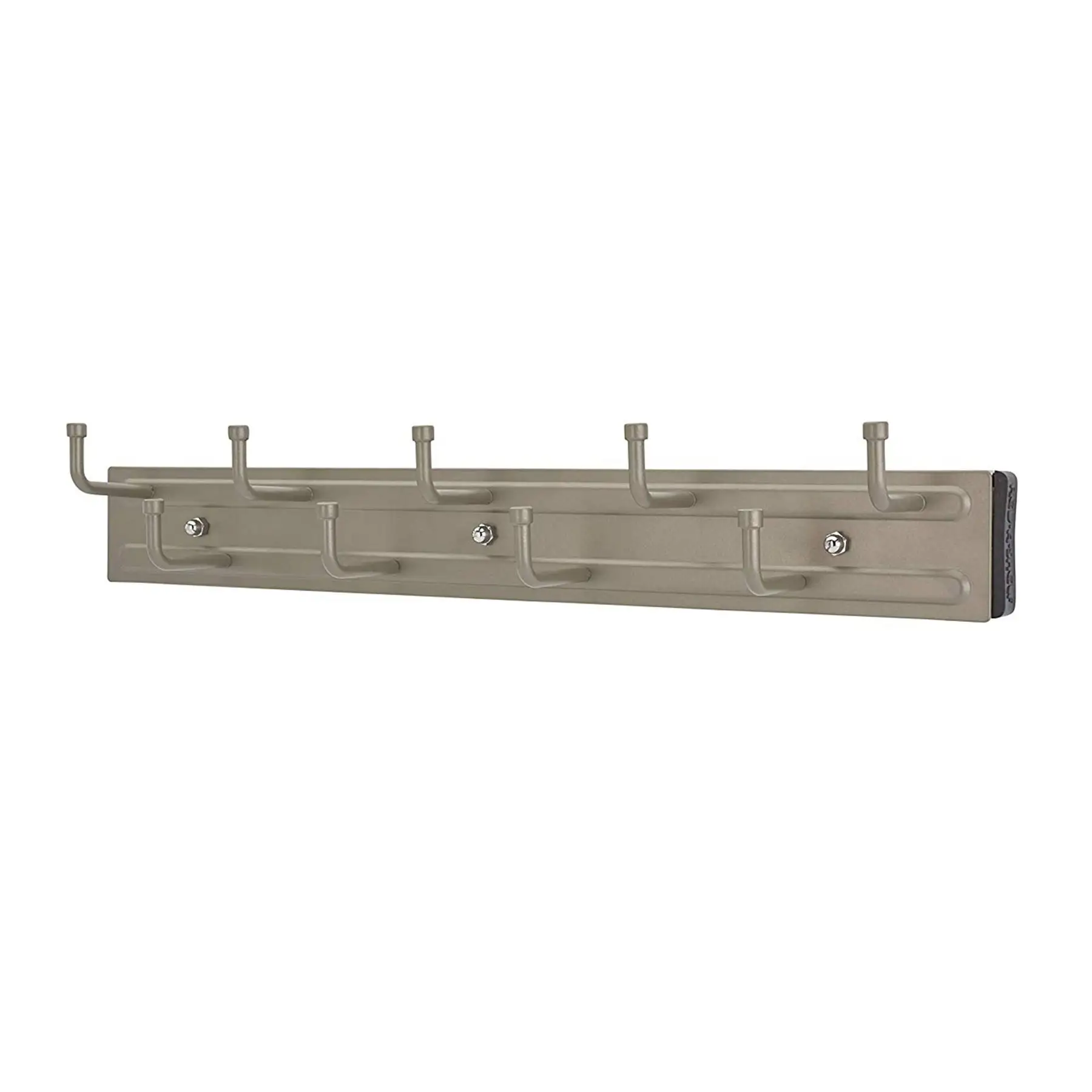 Rev-A-Shelf BRC-14SN 14" Wall Mounted Pullout Belt Rack Organizer, Satin Nickel