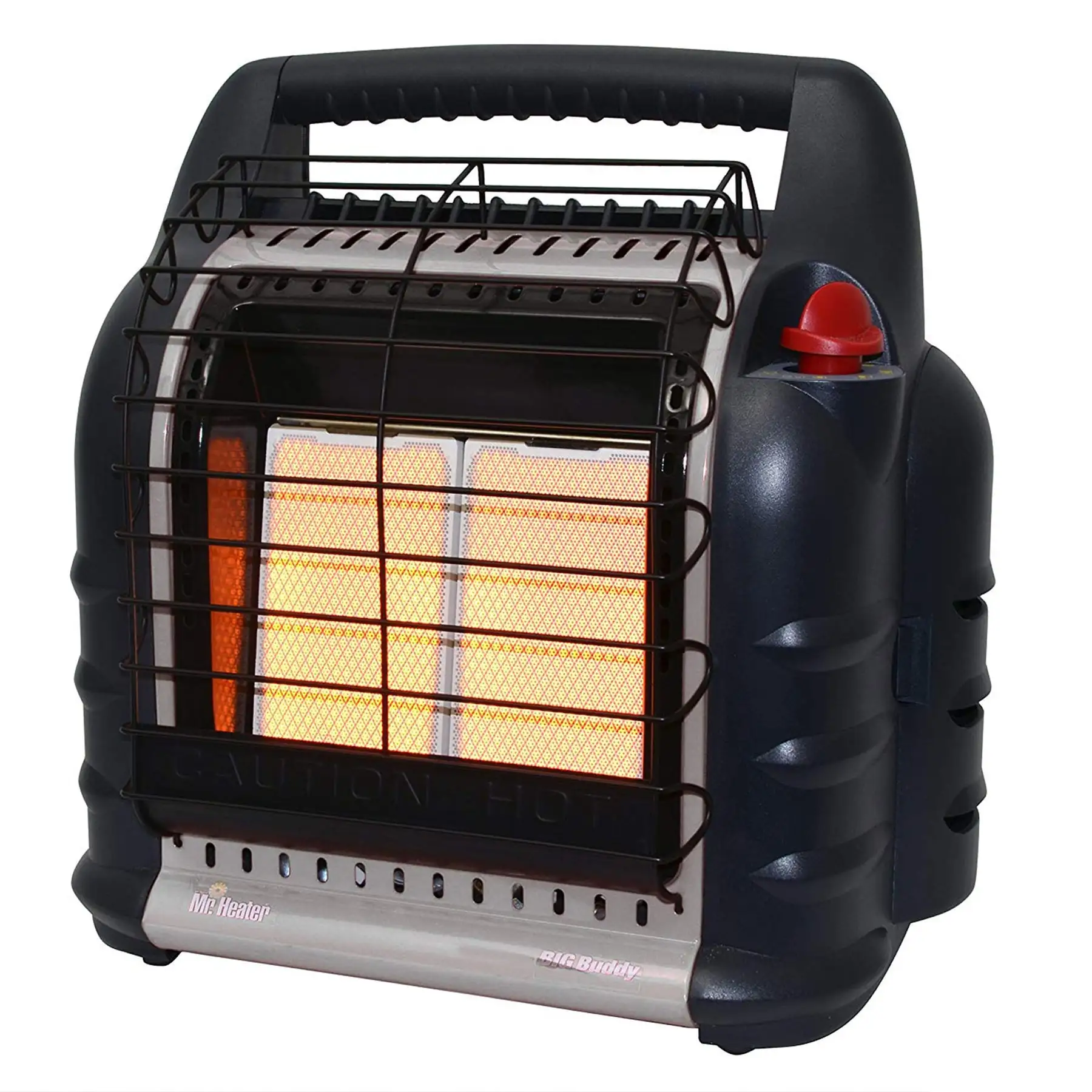 Mr. Heater MH18B 18,000 BTU 450 Sqft Big Buddy Portable Propane Gas Heater, Grey