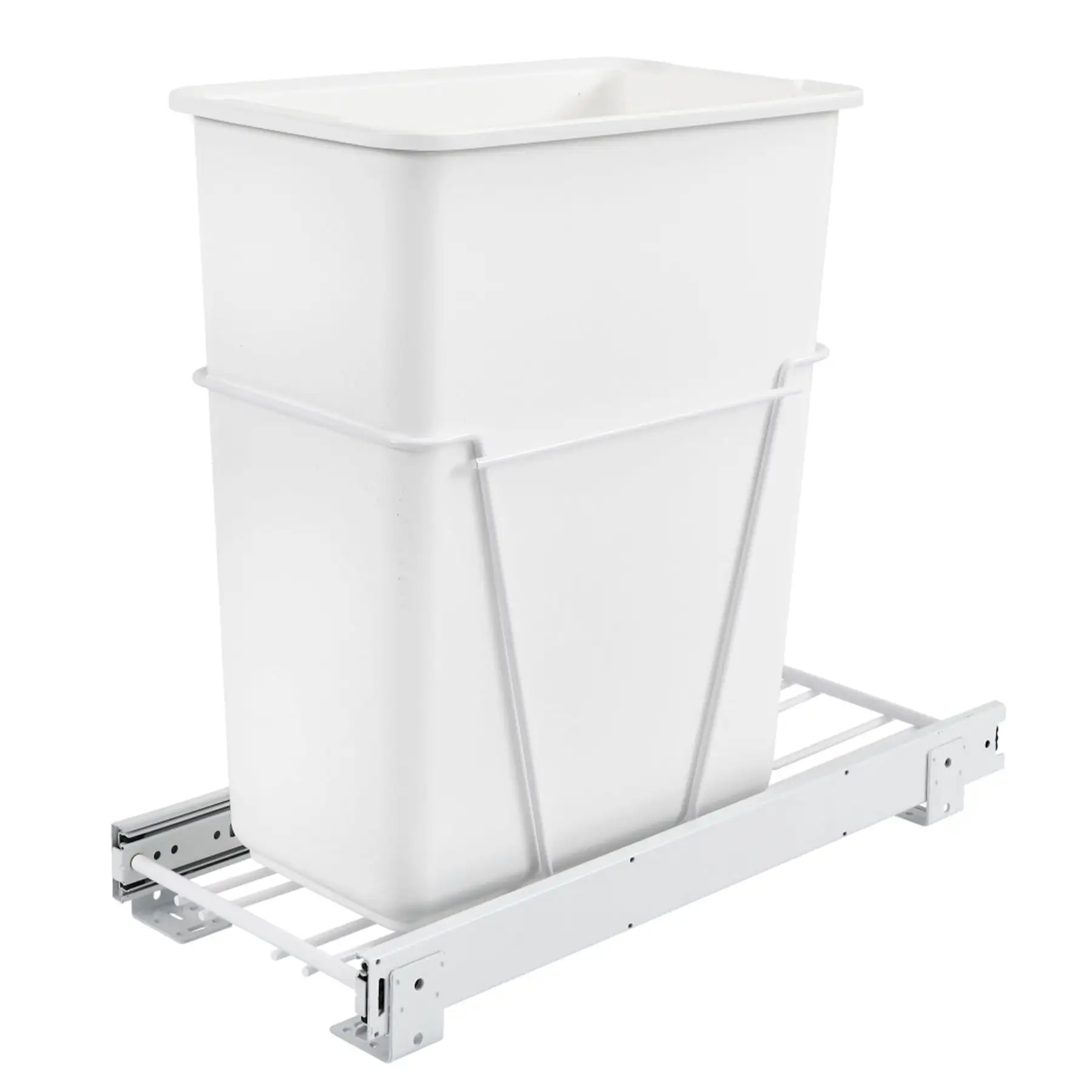 Rev-A-Shelf Single Pullout Kitchen Cabinet Trash Can 30 qt., RV-9PB S