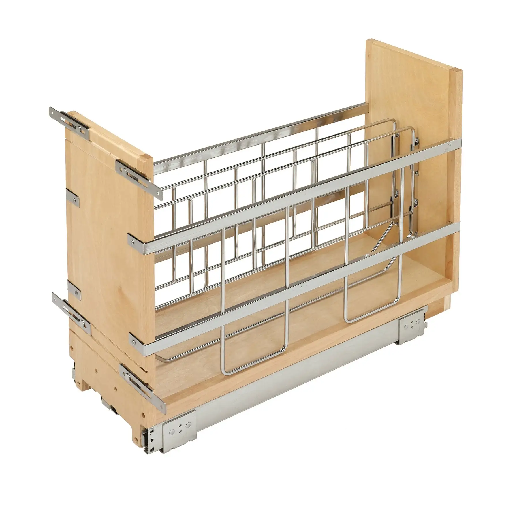 Rev-A-Shelf 5.26" Pullout Cabinet Organizer, Ball-bearing Soft-close, 447-BCBBSC-5C