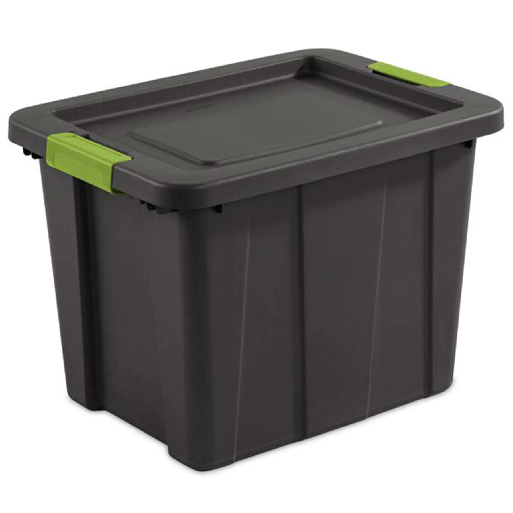 Sterilite Tuff1 Latching 18 gal Stacking Plastic Storage Box with Lid, (6 Pack)