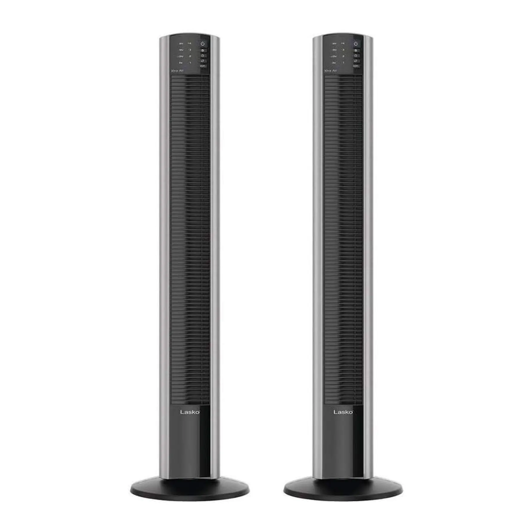 Lasko XtraAir 48 In. Tower Home Fan Air Ionizer with Remote Control (2 Pack)