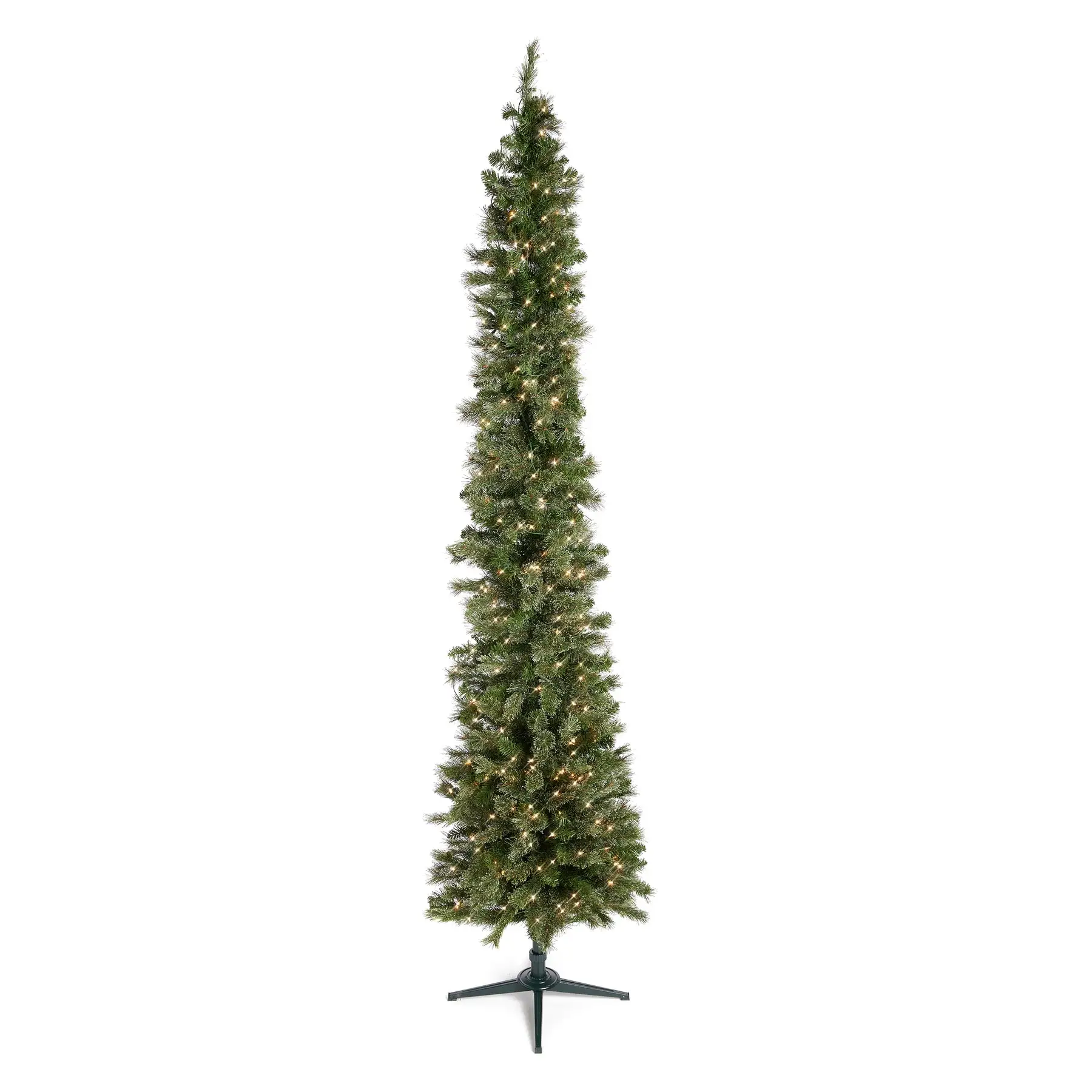 Home Heritage Stanley 9' Pine Artificial Christmas Tree, PreLit 500 Clear Lights