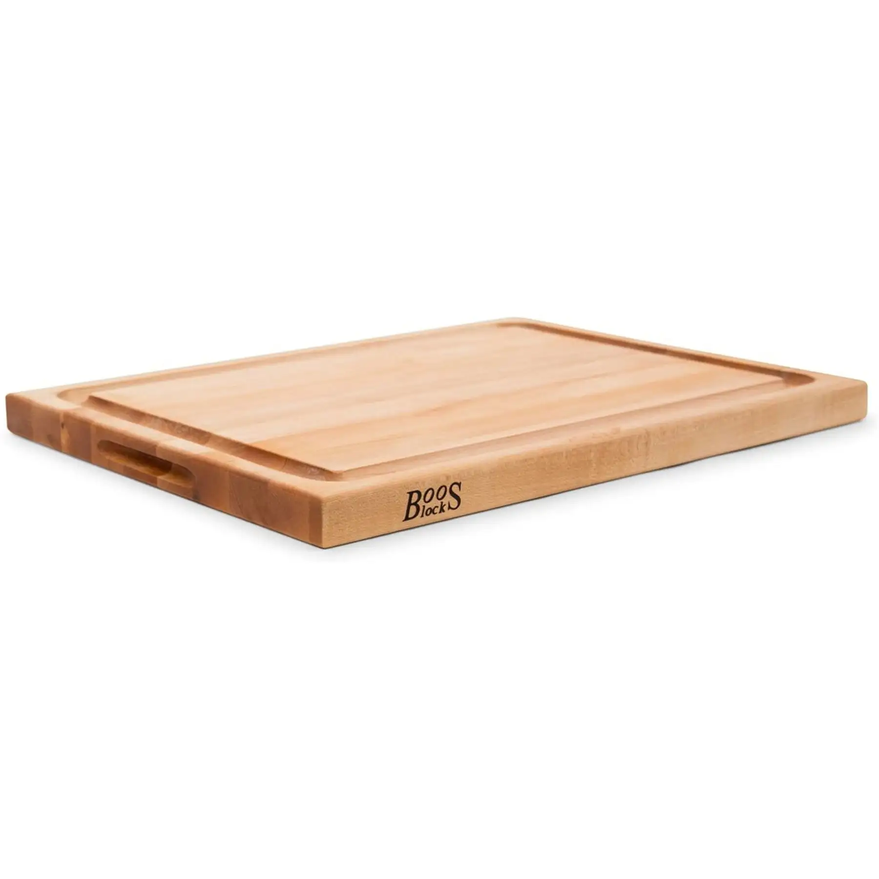 John Boos Large Maple Wood Edge Grain Reversible Cutting Board, 24" x 18" x 1.5"