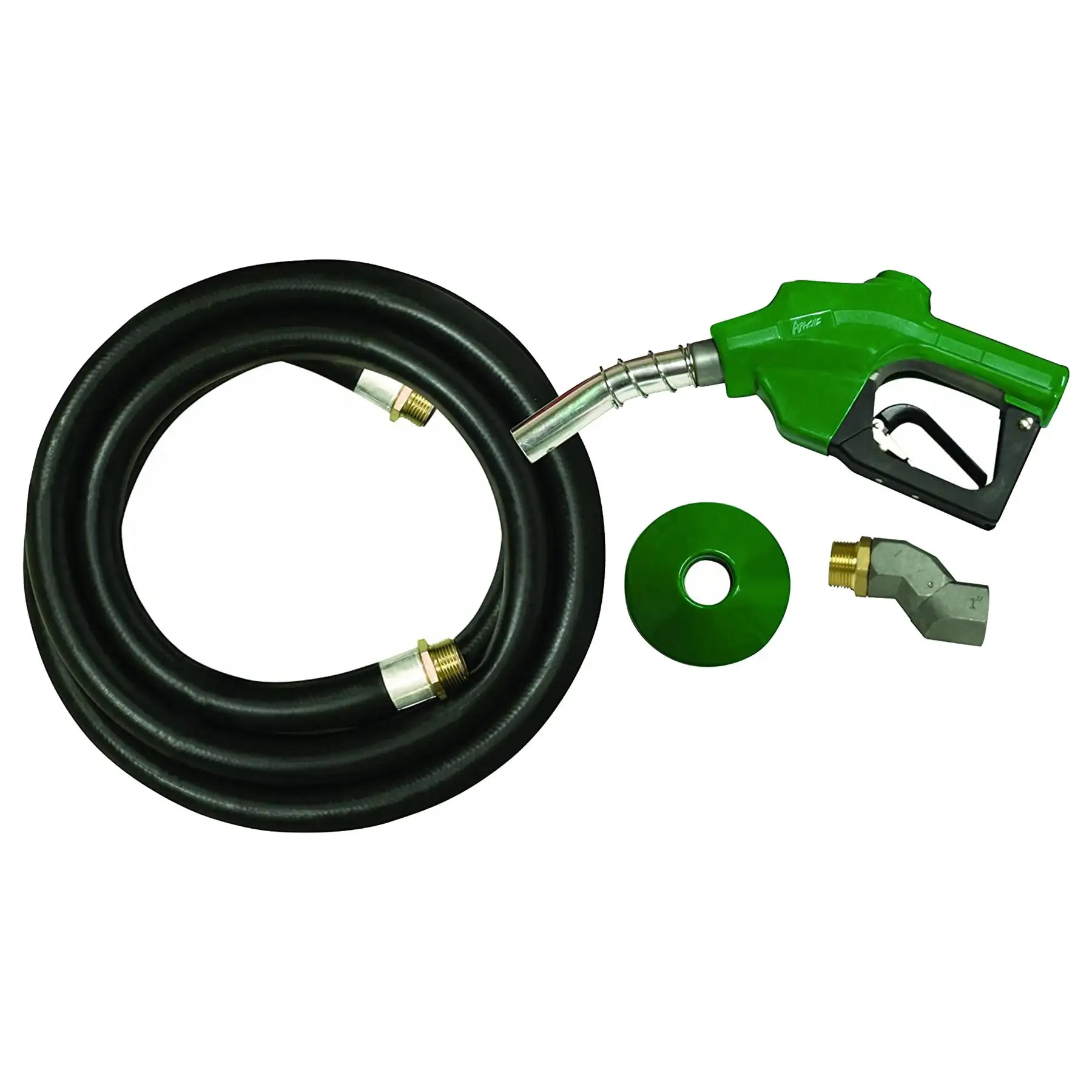 Apache 99000277 1-Inch Hose Automatic Diesel Gas Fuel Nozzle Kit Electric Pumps