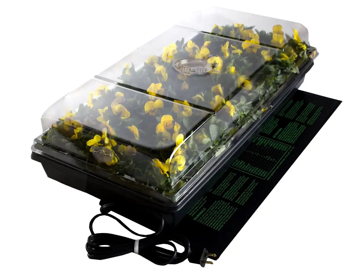 Hydrofarm CK64050 Hydroponic Germination Station with Heat Mat 2 Dome