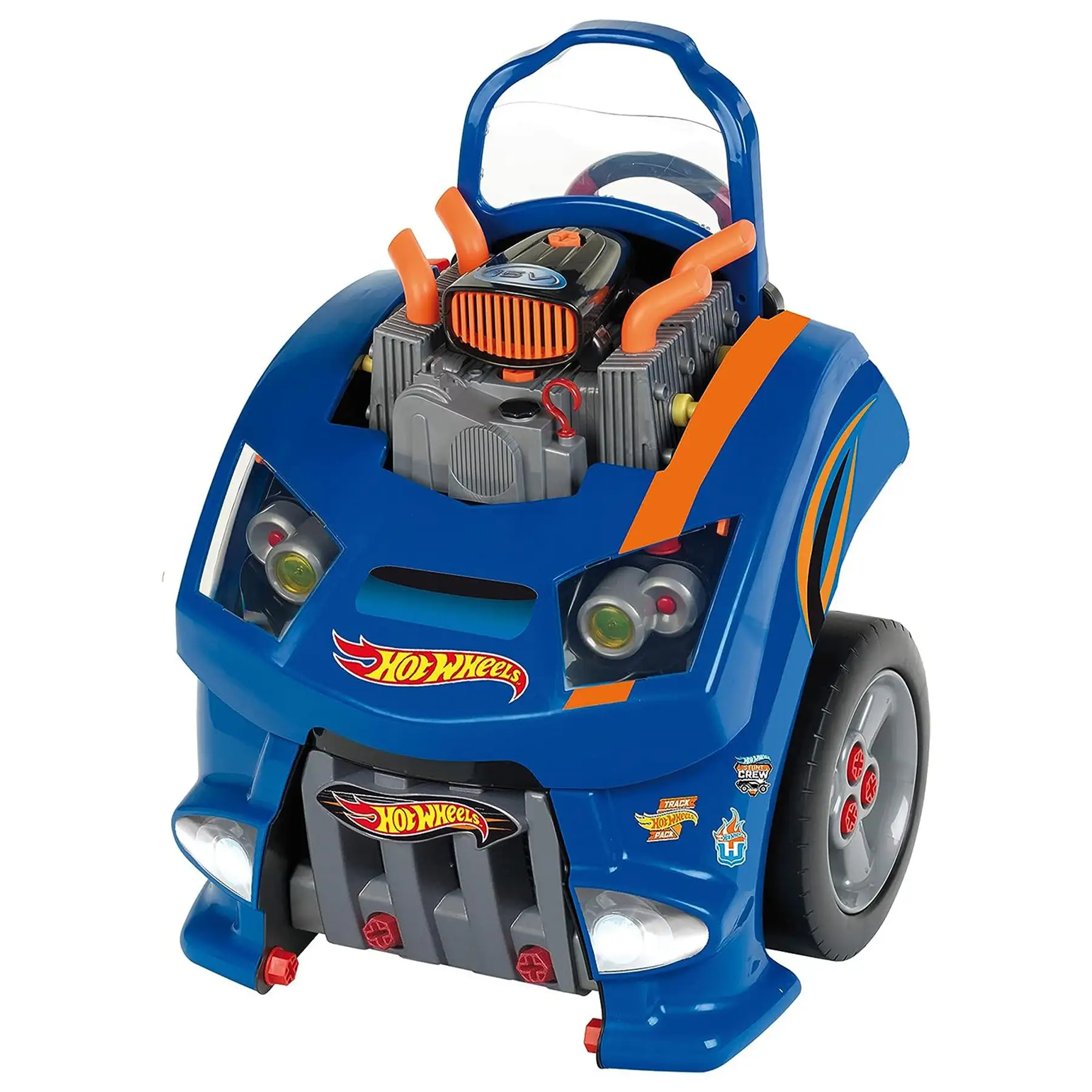 Theo Klein Hot Wheels Automotive Car Engine Interactive Toy Pretend Play Set